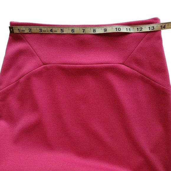 The Limited Skirt Womens 2 Knit Slit Side Zip Pink Stretch - Picture 4 of 12